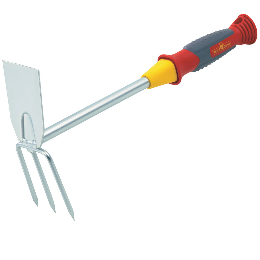 Double Hoe with Fixed Comfort Grip Handle