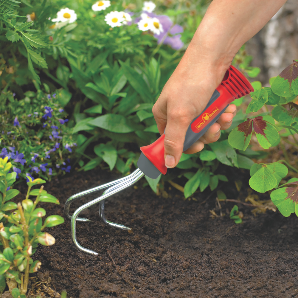 Hand Grubber with Fixed Comfort Grip Handle